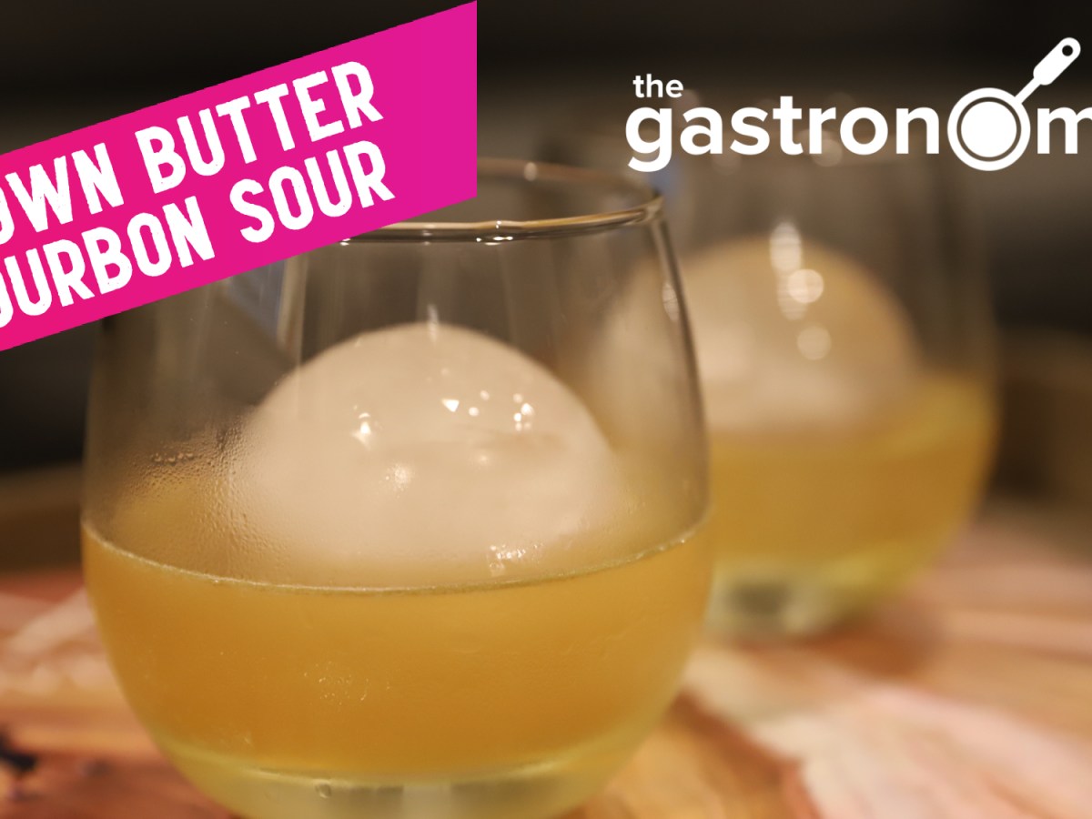 Brown Butter Bourbon Sour Cocktail: An Intro to Fat&nbsp;Washing